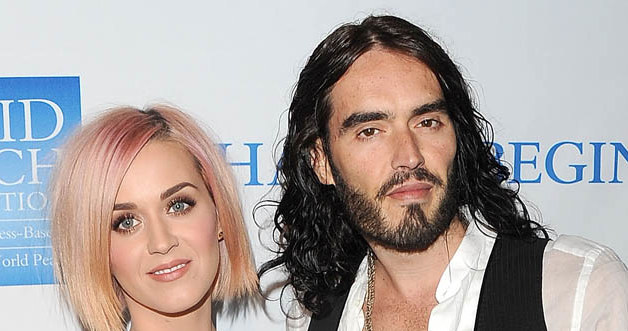 Katy Perry i Russell Brand /Jason Merritt /Getty Images