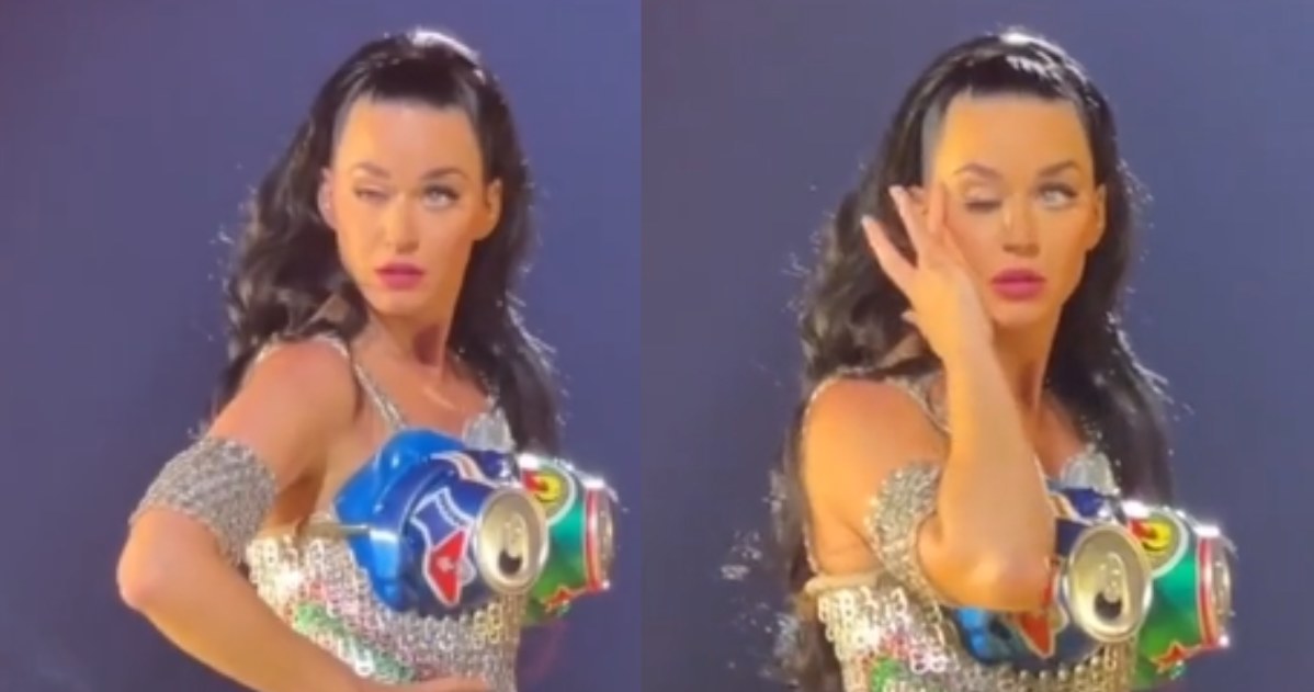 Katy Perry ma problemy z okiem. Fani twierdzą, że jest... robotem! /TikTok