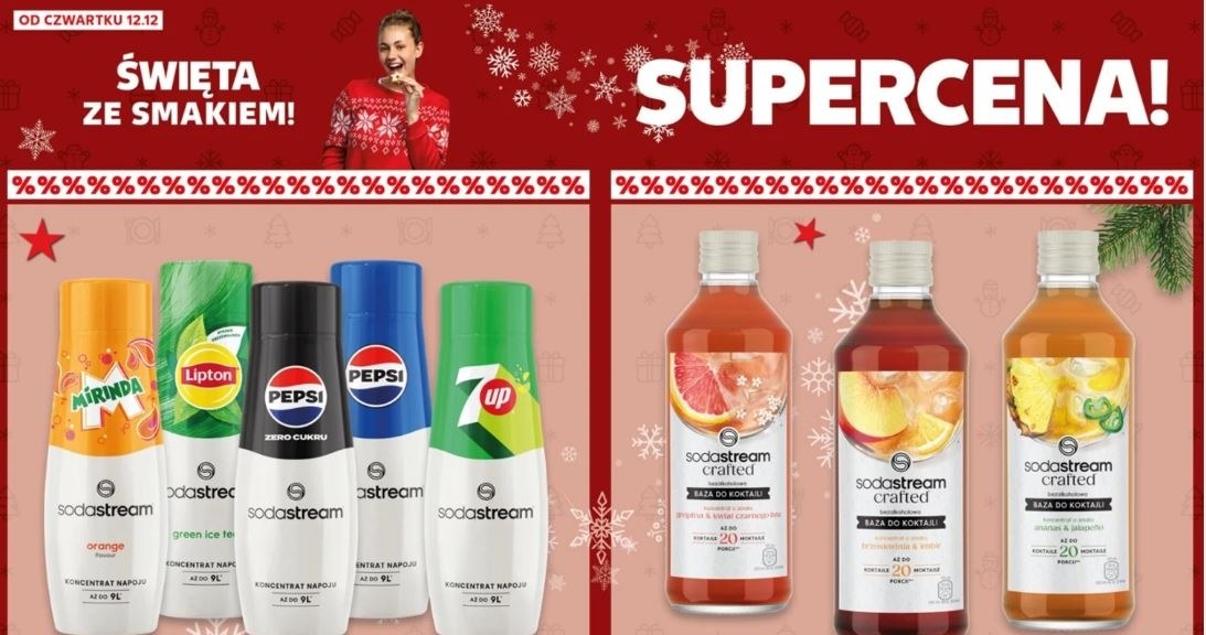 Kaufland oferuje syropy SodaStream w niskich cenach! /Kaufland /INTERIA.PL