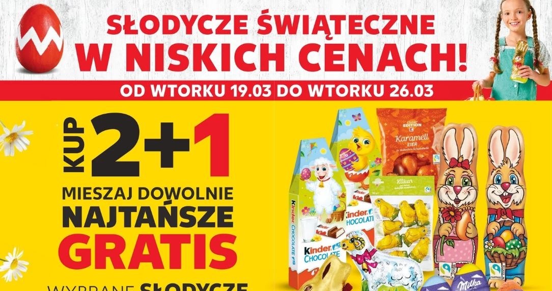 Kaufland oferuje w gratisie słodycze wielkanocne! /Kaufland /INTERIA.PL