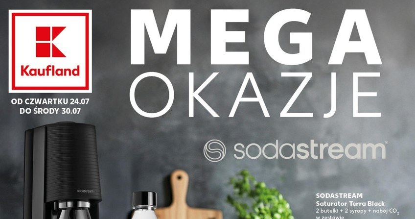 Kaufland z mega promocją! Zestaw z saturatorem Sodastream 120 zł taniej i syropy w pakiecie /Kaufland /INTERIA.PL