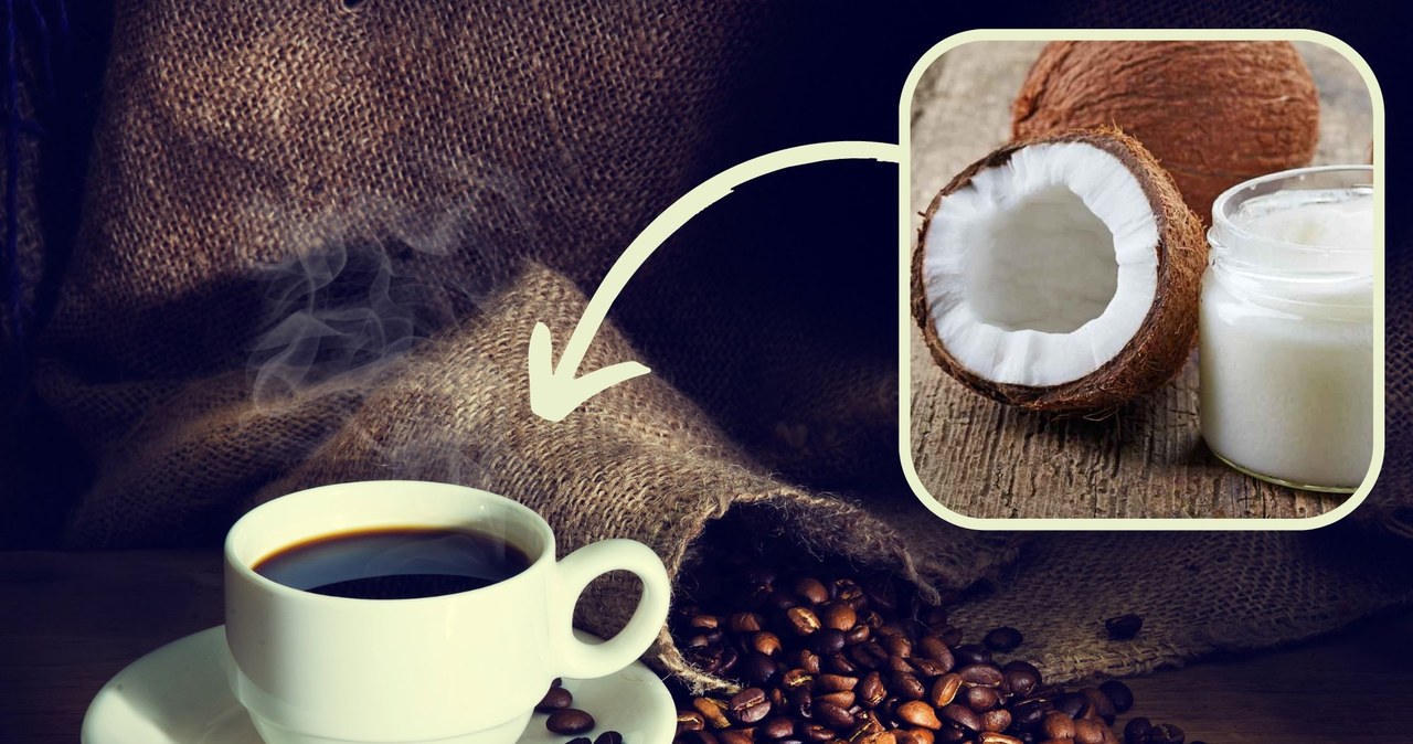 Kawa z olejem kokosowym wybornie smakuje i może być pomocna przy odchudzaniu. Jak ją przygotować? /Pixel