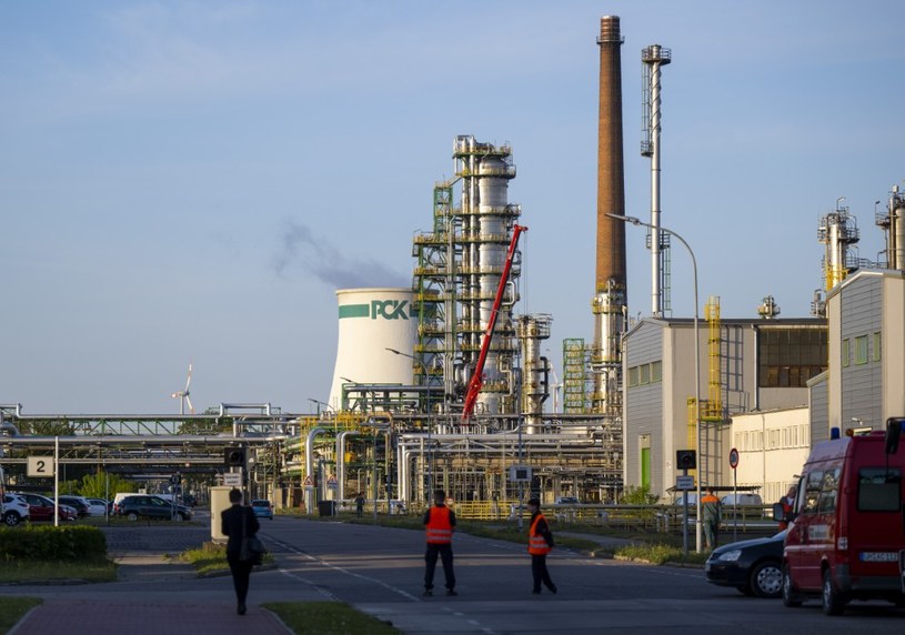 Kazachska ropa trafia do niemieckiej rafinerii PCK w Schwedt /MONIKA SKOLIMOWSKA / DPA / /AFP