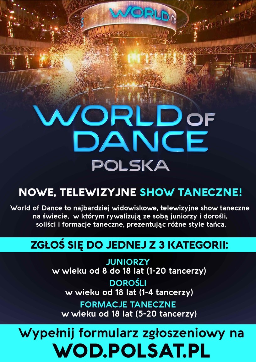 "World of Dance. Polska" Startują castingi Film w INTERIA.PL