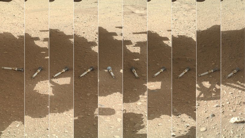 Każdy pojemnik z próbkami z Marsa został położony w takim miejscu, aby mogła go znaleźć następna marsjańska misja /NASA