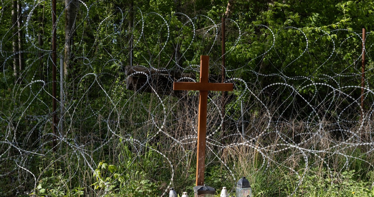"Każdy z żołnierzy pamięta o swoim koledze, który zginął na granicy, przy płocie". /Mikołaj Kamieński  /Agencja FORUM