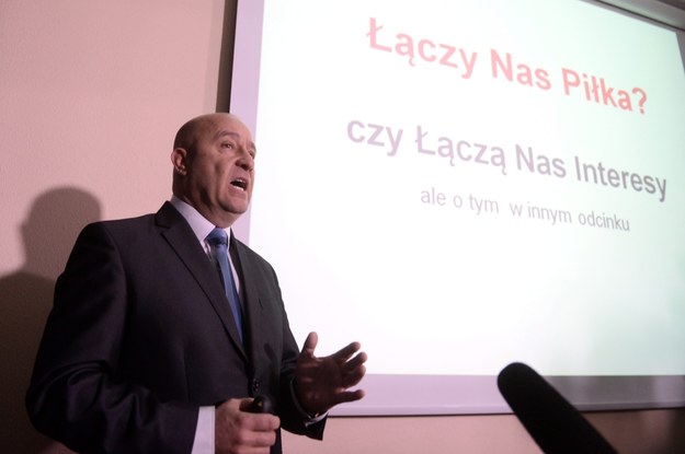 Kazimierz Greń podczas konferencji prasowej /Bartłomiej Zborowski /PAP