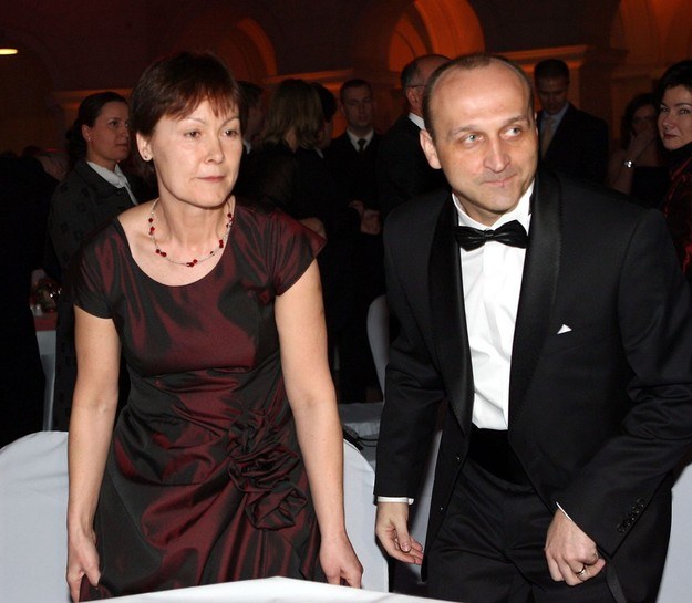 Kazimierz Marcinkiewicz z byłą żoną Marią /Piotr Fotek /Reporter