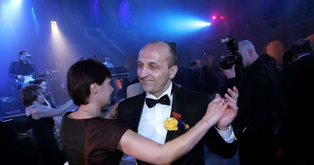 Kazimierz Marcinkiewicz z pierwszą żoną, 2006 rok /Warda /AKPA