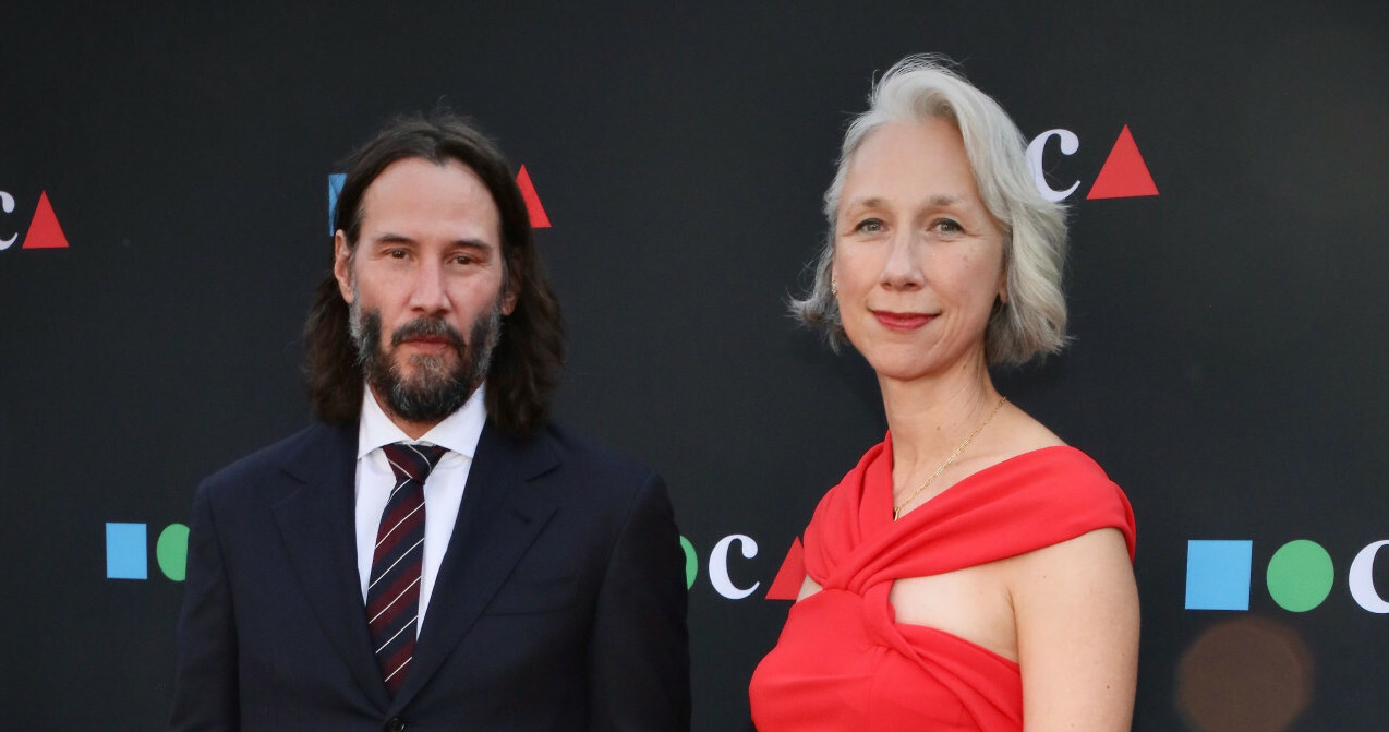 Keanu Reeves i Alexandra Grant na gali MOCA 2022 /Robin L Marshall/Getty AFP/East News /East News