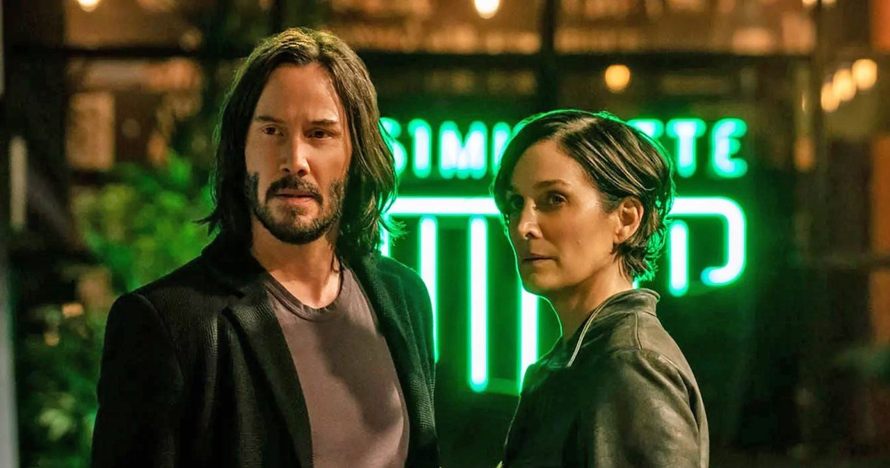 Keanu Reeves i Carrie-Anne Moss jako Neo i trinity /materiały prasowe