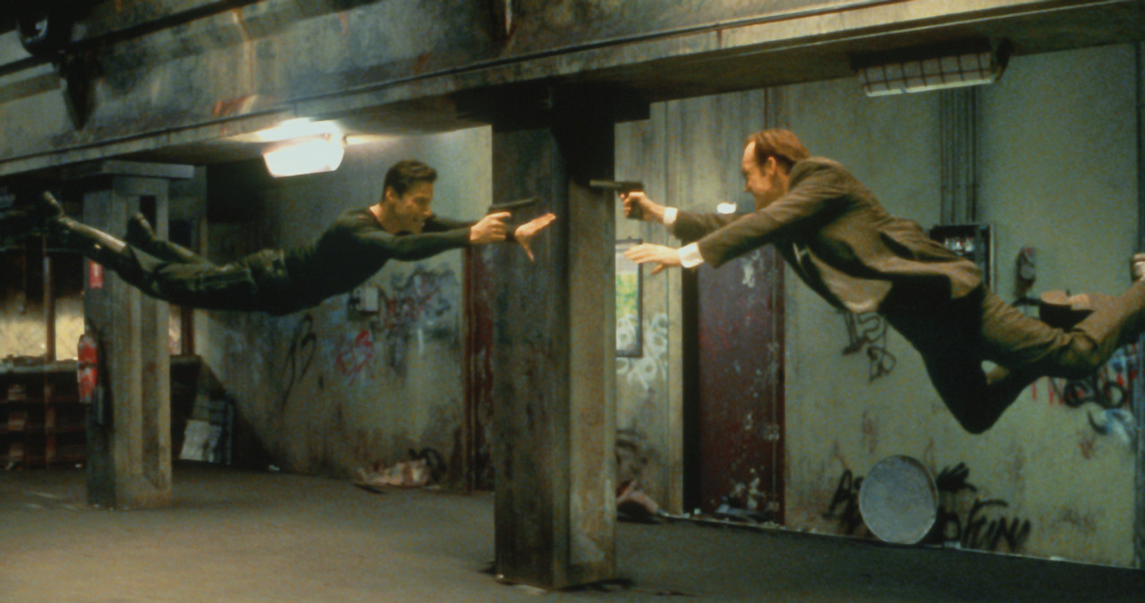 Keanu Reeves i Hugo Weaving w filmie "Matrix" /AKPA