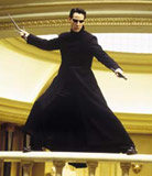 Keanu Reeves w filmie "Matrix Reaktywacja" /