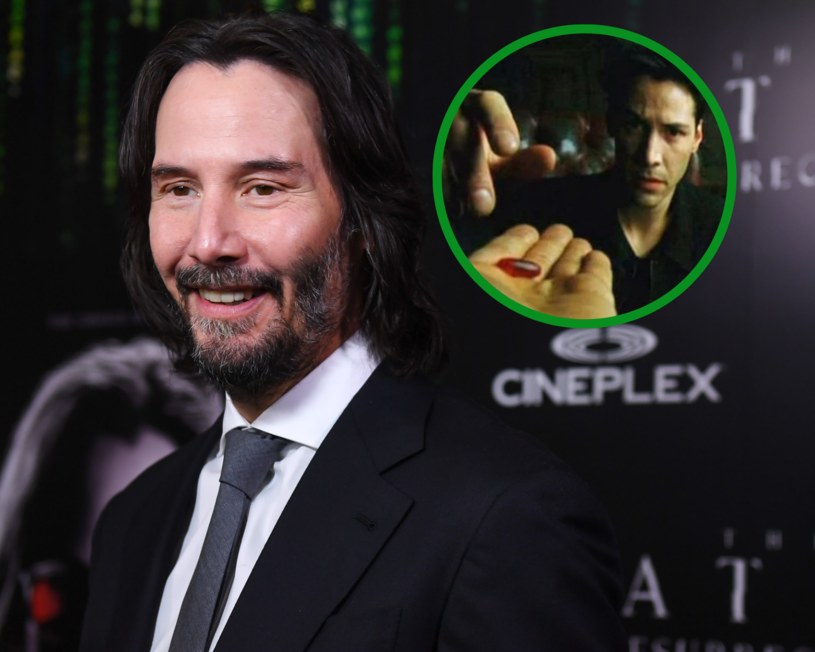 Keanu Reeves wciąż ma czerwoną tabletkę z czasów pierwszego Matrixa! /Sam Santos /Getty Images