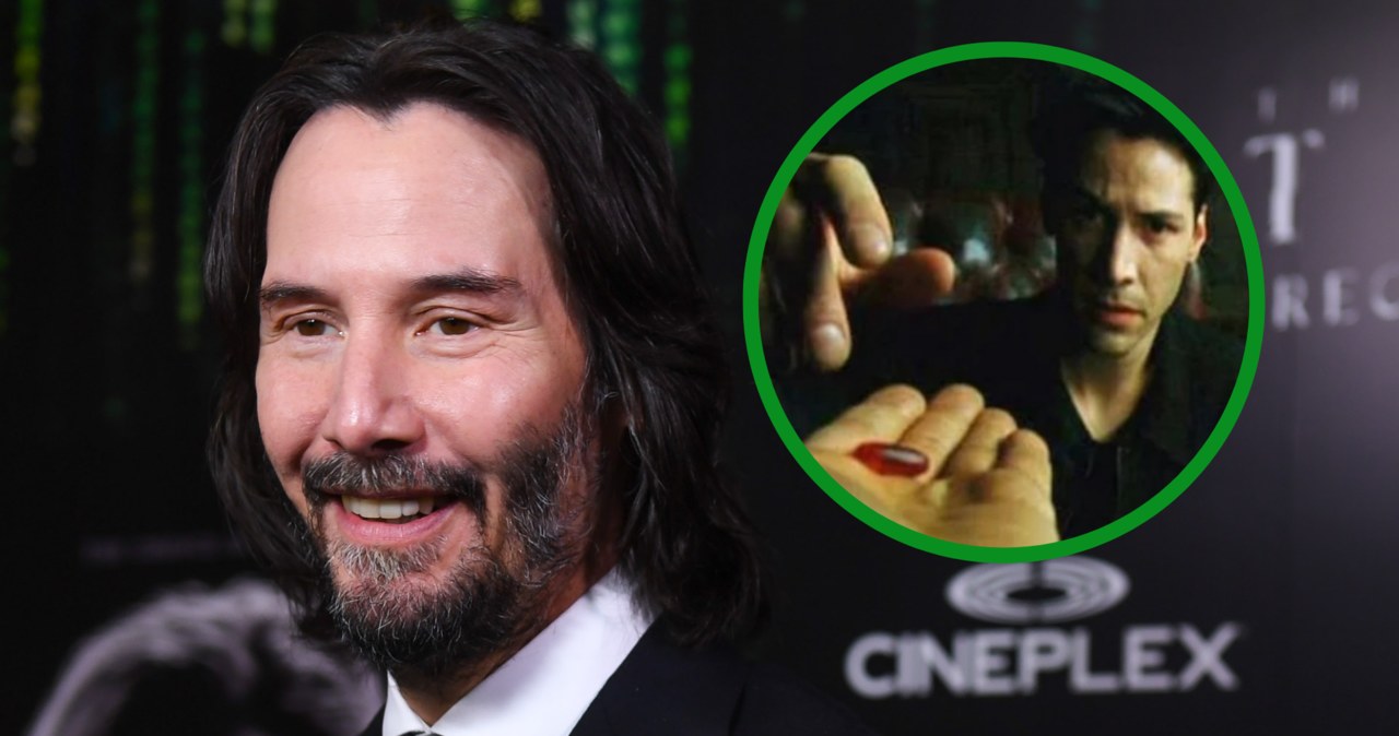 Keanu Reeves wciąż ma czerwoną tabletkę z czasów pierwszego Matrixa! /Sam Santos /Getty Images