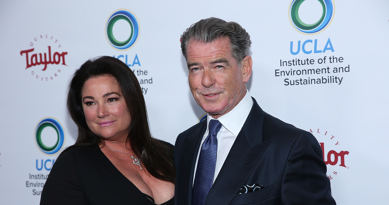 Keely Shaye Smith i Pierce Brosnan /Phillip Faraone / Stringer /Getty Images