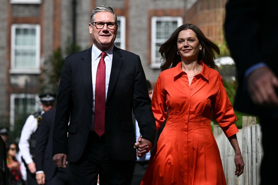 Keir Starmer z żoną Victorią Starmer /East News