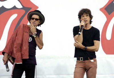 Keith Richards i Mick Jagger (The Rolling Stones) /arch. AFP