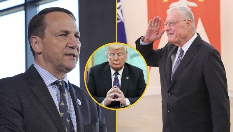 Kellogg przekazał Hegsethowi rozkaz Trumpa o wznowieniu dostaw broni na Ukrainę, tuż po rozmowie z Sikorskim /AA/ABACA/Abaca/MANDEL NGAN/AFP/Wojciech Olkusnik/East News /East News