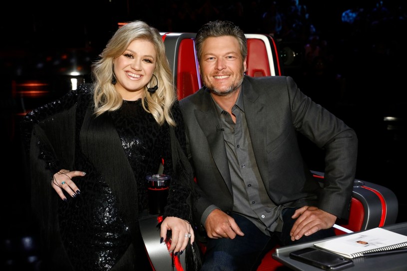Kelly Clarkson i Blake Shelton w "The Voice" /NBC/NBCU /Getty Images