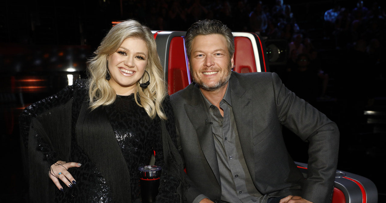 Kelly Clarkson i Blake Shelton w "The Voice" /NBC/NBCU /Getty Images