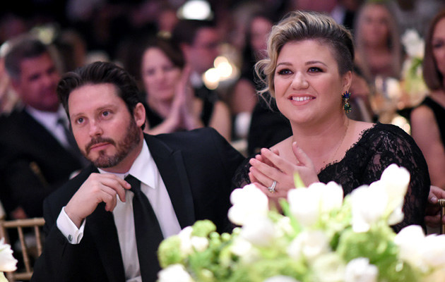 Kelly Clarkson z mężem /Michael Buckner  /Getty Images