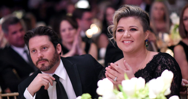 Kelly Clarkson z mężem /Michael Buckner  /Getty Images