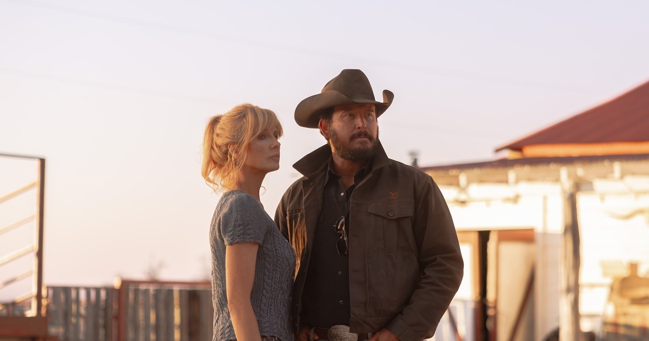Kelly Reilly i Cole Hauser w serialu "Ranczo Duttonów" /SkyShowtime /materiały prasowe