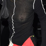 Kendall Jenner w prześwitującej bluzce bez stanika