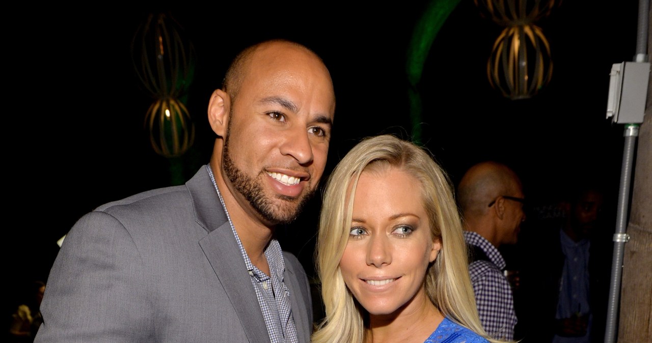 Kendra Wilkinson z mężem, który ją zdradził /Michael Buckner  /Getty Images