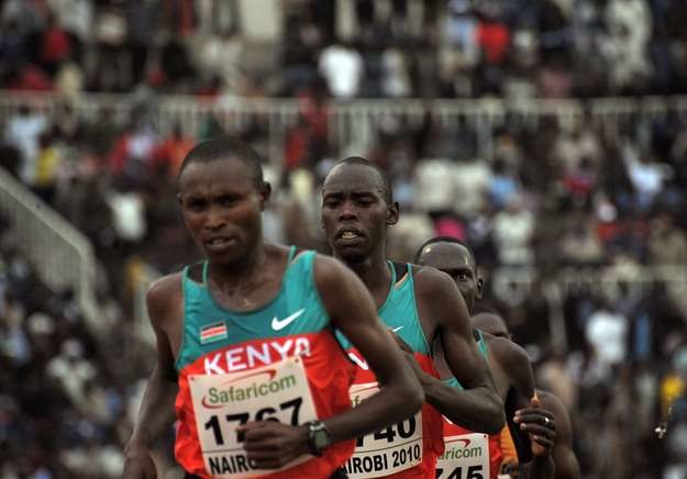 Kenijscy biegacze są częściej kontrolowani /AFP