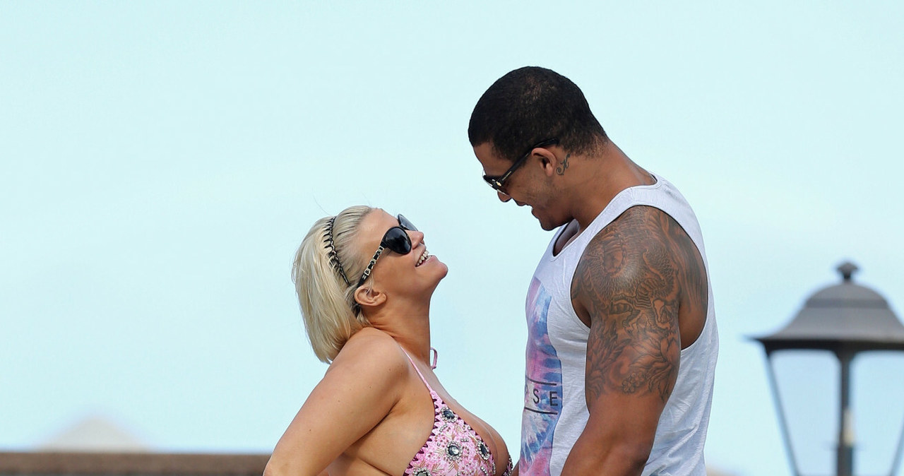 Kerry Katona i George Kay, 2014 rok /Splash News /East News