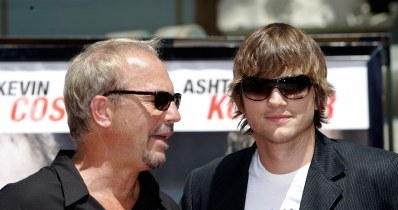 Kevin Costner i Ashton Kutcher /AFP