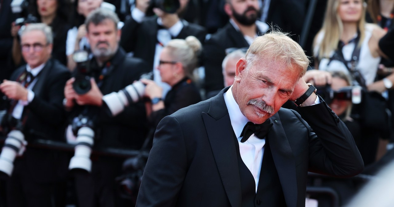 Kevin Costner na tegorocznym festiwalu w Cannes /Ernesto Ruscio /Getty Images