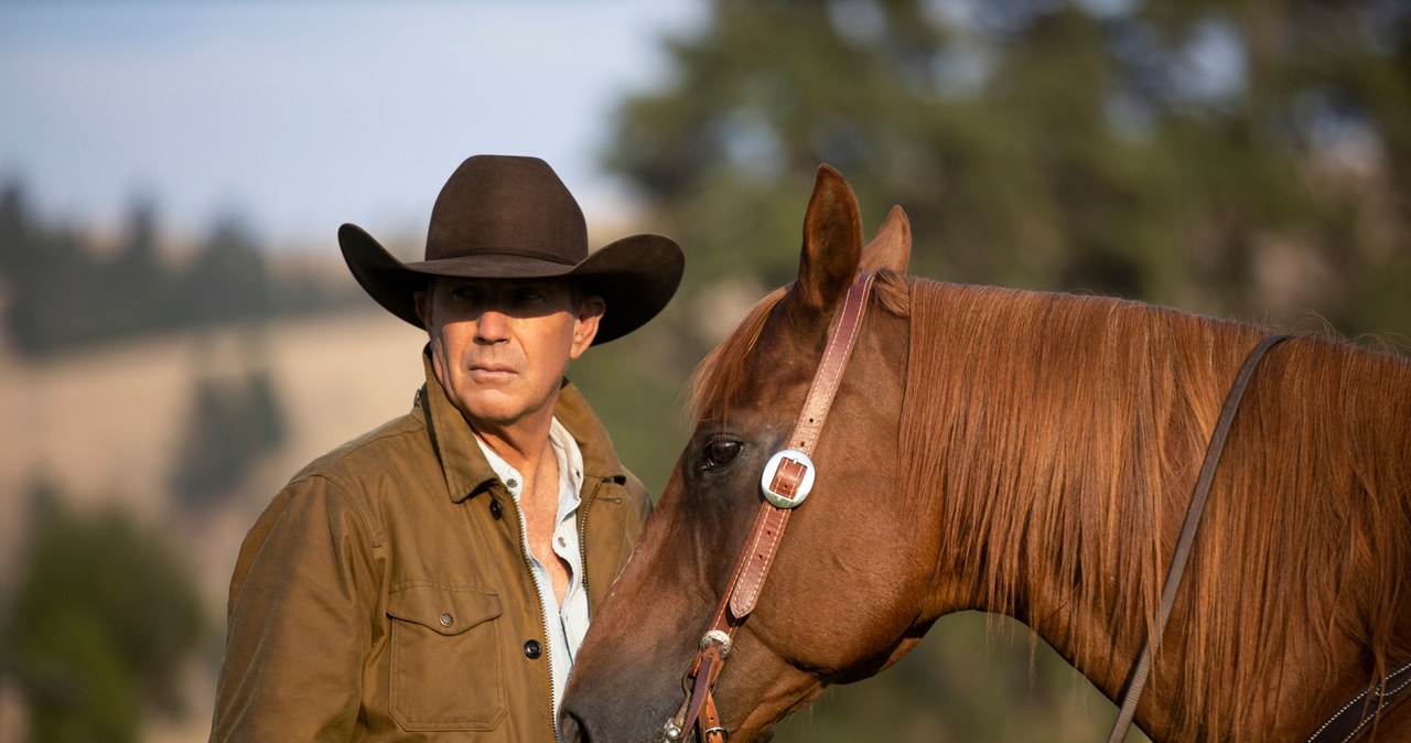 Kevin Costner w serialu "Yellowstone" /SkyShowtime /materiały prasowe