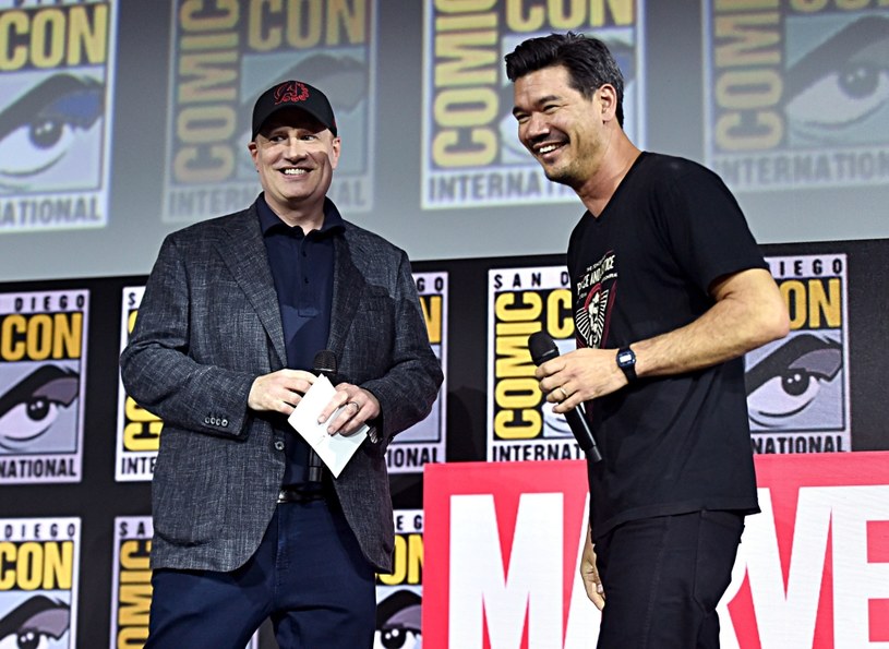 Kevin Feige, szef Marvel Studios, i reżyser Destin Daniel Cretton / Alberto E. Rodriguez / Stringer /Getty Images