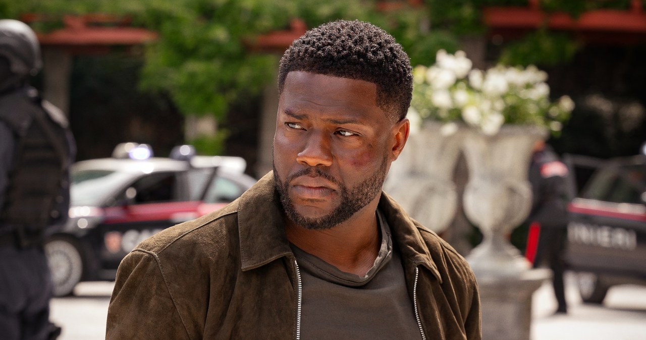 Kevin Hart w filmie "Skok w przestworzach" /Stefano Cristiano Montes /Netflix