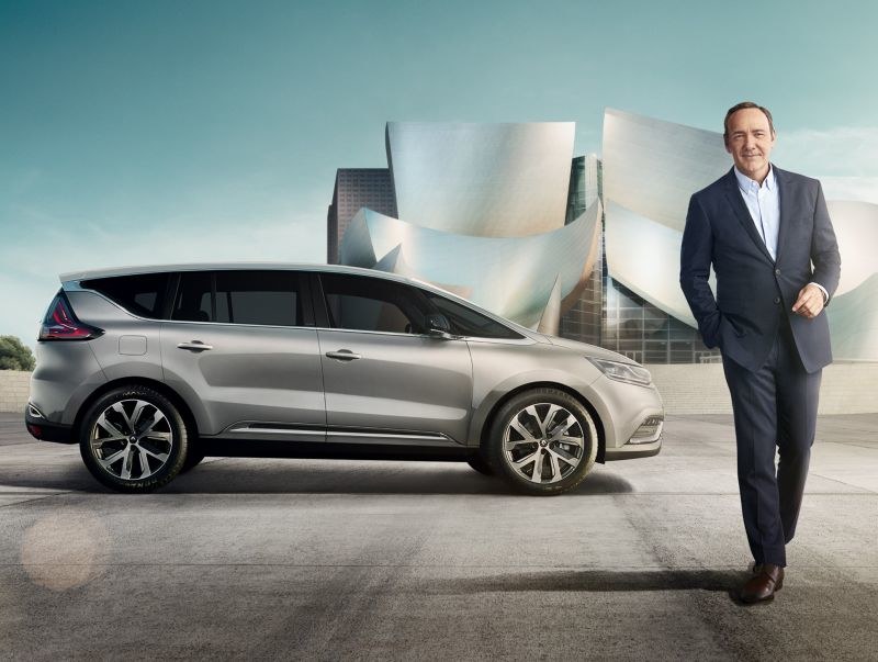 Kevin Spacey będzie reklamował Renault Espace /Informacja prasowa