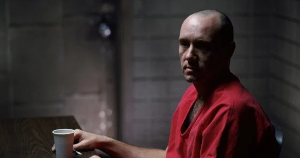Kevin Spacey w filmie "Siedem" /© materiały dystrybutora /materiały prasowe