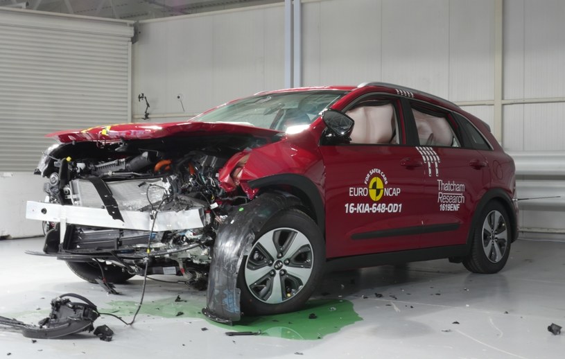 Kia Niro jest bezpieczna, ale z dodatkowym wyposażeniem / Fot: Euro NCAP /Informacja prasowa