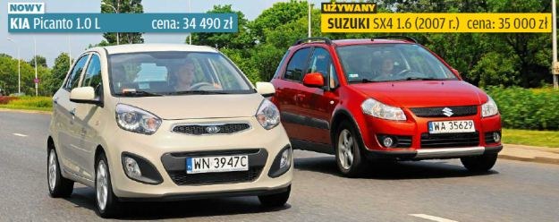 Kia Picanto czy Suzuki SX4? /tygodnik "Motor"