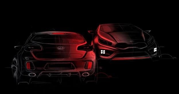 Kia Pro_cee'd GT - pierwsze szkice /Kia