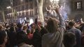 Kibice FC Barcelony świętują zdobycie mistrza Hiszpanii. WIDEO
