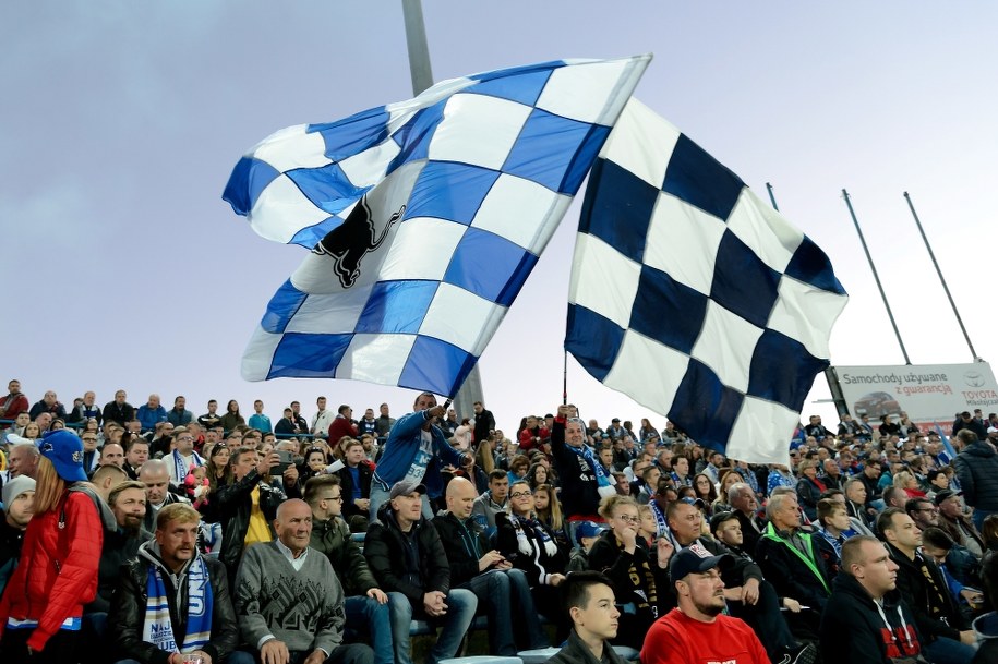 Kibice Fogo Unii Leszno /Jakub Kaczmarczyk /PAP