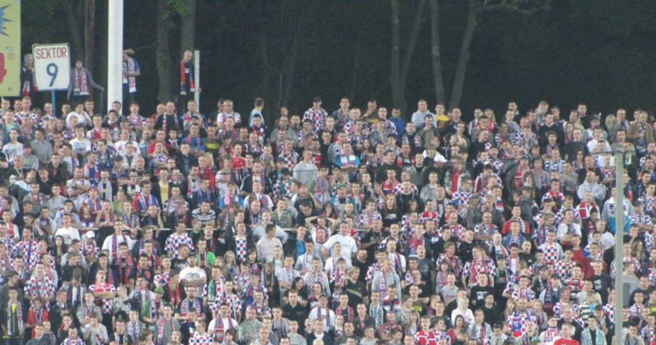 Kibice Górnika protestowali przeciwko zamknięciu stadionu Legii