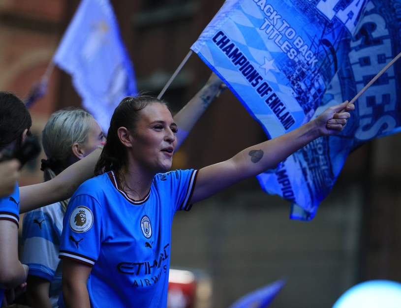 Kibice Manchesteru City /LINDSEY PARNABY /AFP