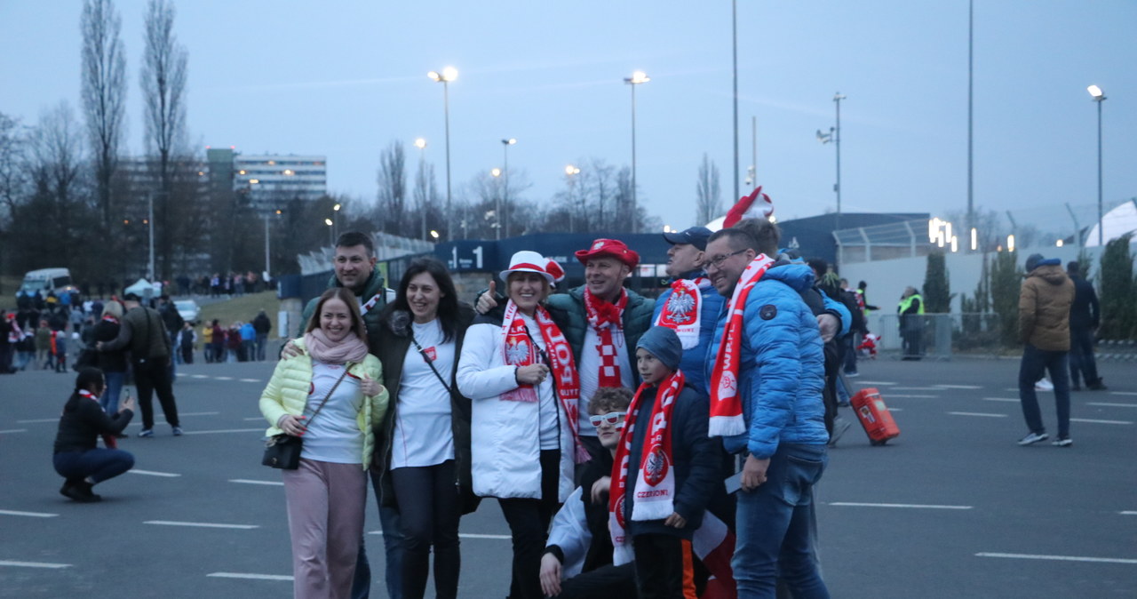 Kibice przed meczem Polska - Szwecja 