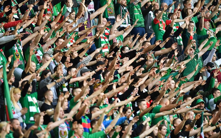 Kibice Śląska Wrocław / 	Maciej Kulczyński    /PAP