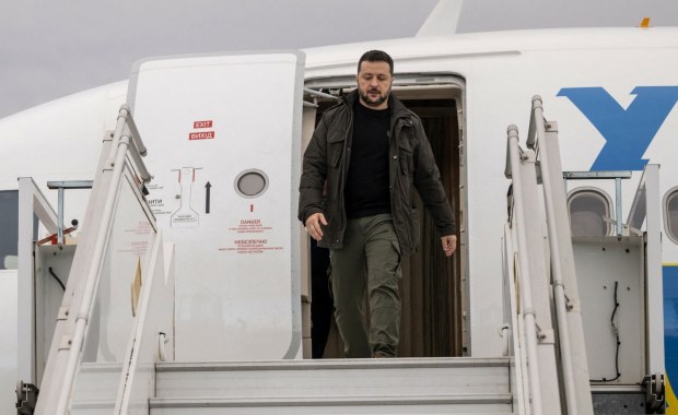 Kiedy pokój na Ukrainie? Zełenski odpowiada z pokładu samolotu