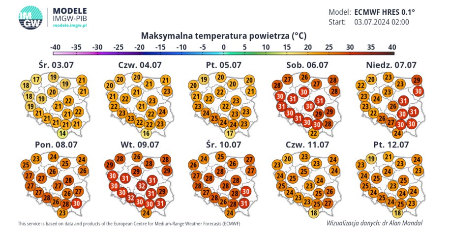 Kiedy powrócą upały? Aktualna prognoza pogody IMGW /IMGW /Materiały prasowe